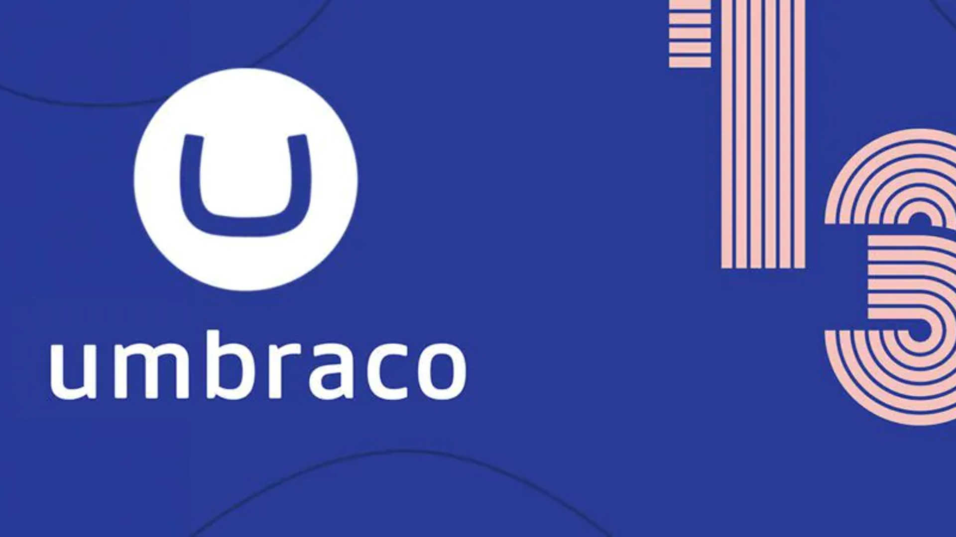 Umbraco logo and 13 symbol